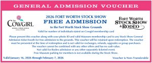 NCMHOF 1 Voucher - 2026