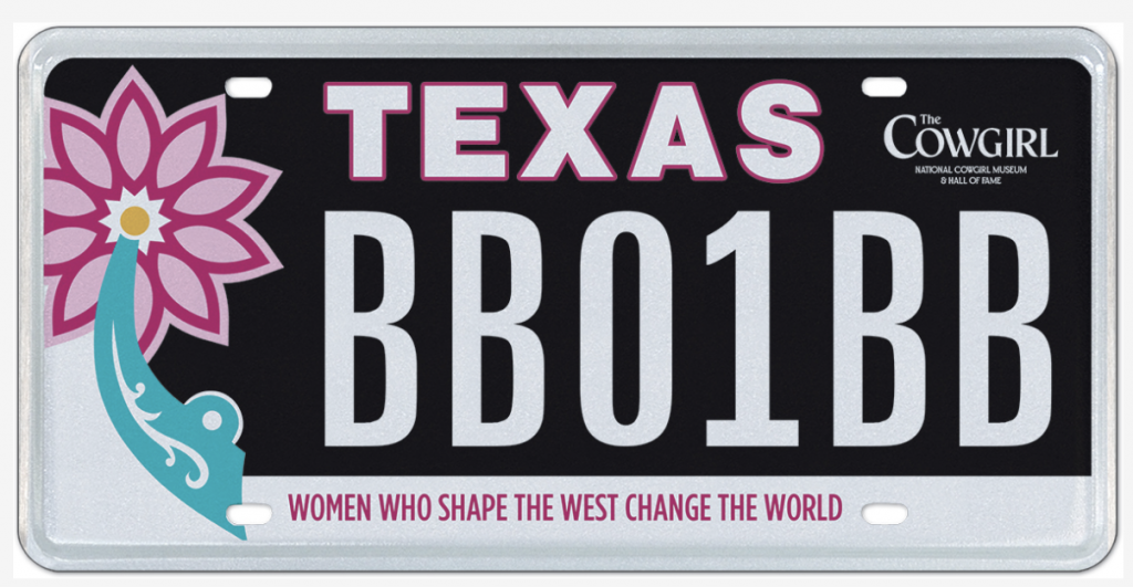 The Final Tally for The Cowgirl License Plate is Underway